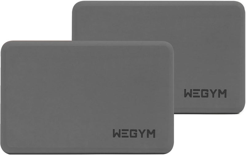 WeGym Yoga blocks with Anti-Slip, Comfortable Grip, Sturdy Sides for Secure Workouts at Home, for Yoga, and Pilate Training - Image 1